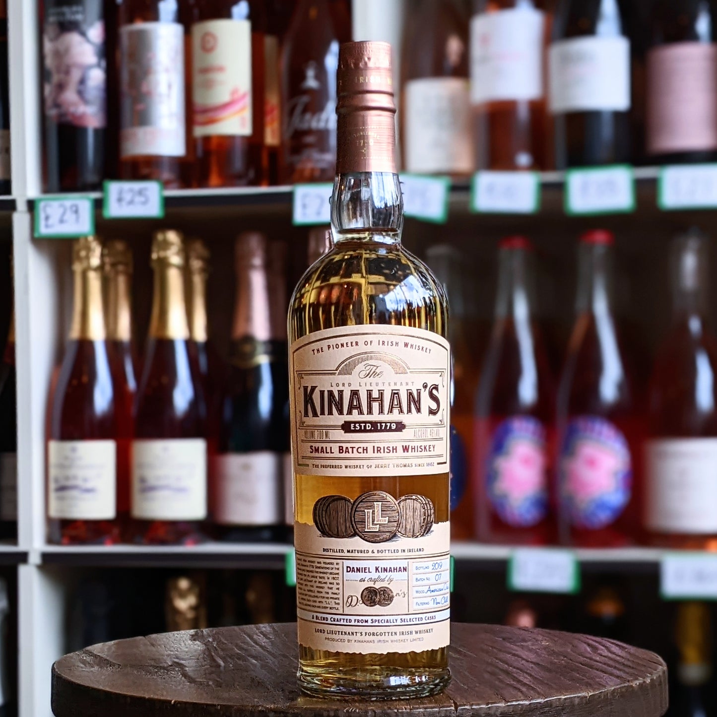 Kinahan's Irish Whiskey, Small Batch Blended Grain, Ireland (70cl)