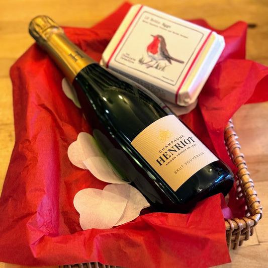 Valentines : Champagne Henriot Brut  + Chocolate Gulls Eggs