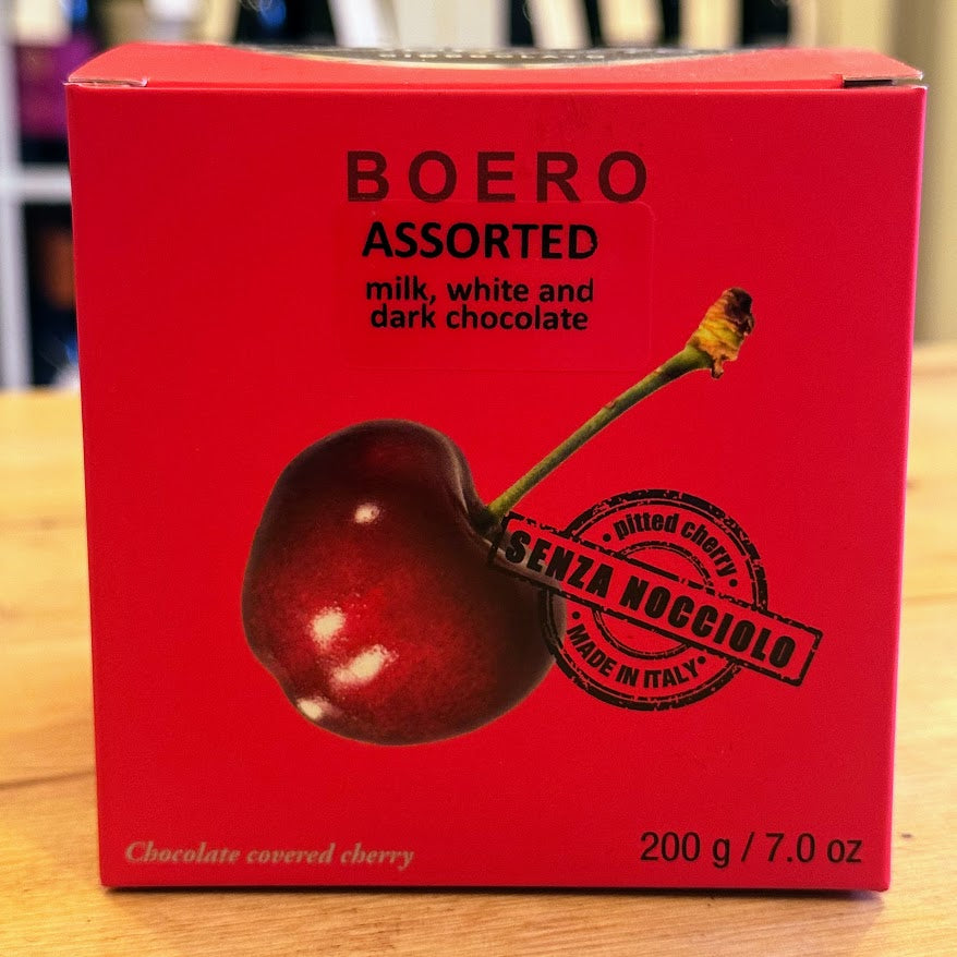 Bodrato Chocolato, Boero Chocolate Coated Cherry (200gr), Italy