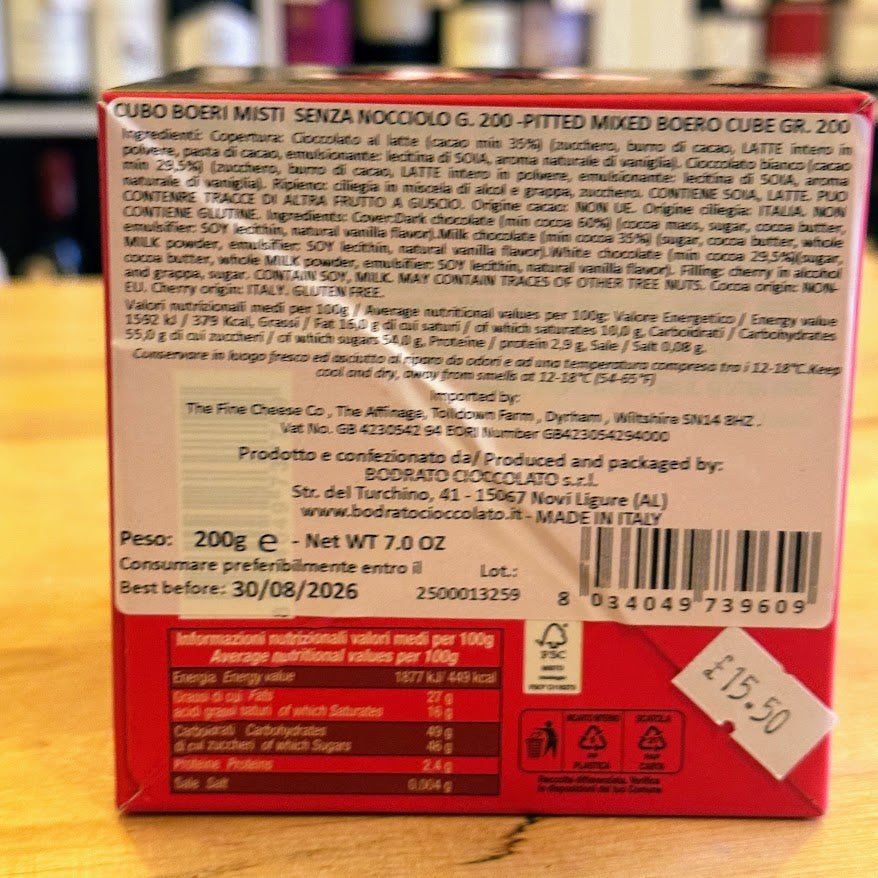 Bodrato Chocolato, Boero Chocolate Coated Cherry (200gr), Italy