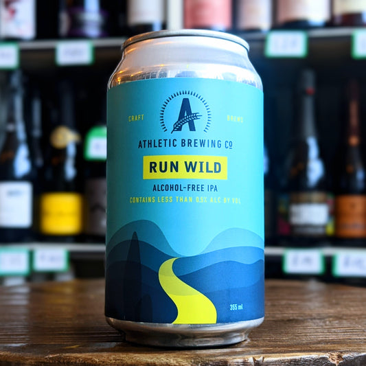 Athletic Brewing Co, Run Wild, Alcohol Free IPA, Battersea, London (6 Pack - 330ml Can)