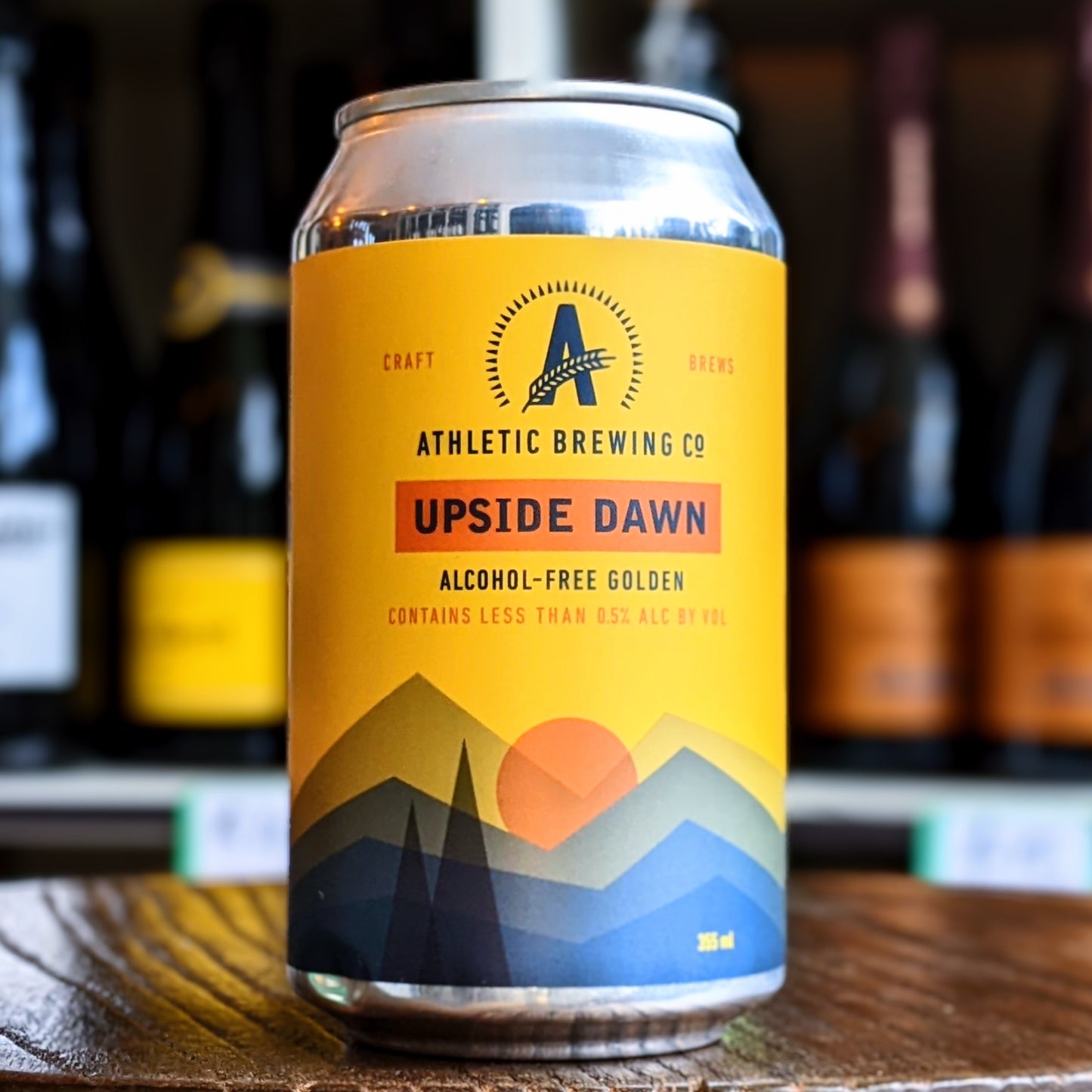 Athletic Brewing Co, 'Upside Dawn' Golden Ale (Alcohol Free), Mondo, Battersea, London (330ml Can)